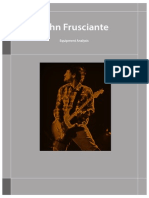 John Frusciante: Equipment Analysis