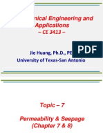 Topic - 7 - Permeability & Seepage