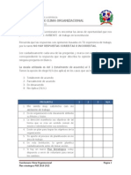 Formulario Clima Organizacional