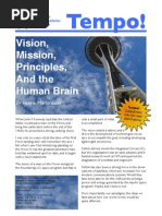 Vision, Mission, Principles, and The Human Brain