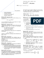 TD - Rappels Mathématique