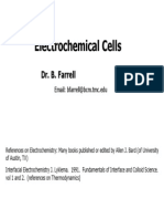 Electrochemical Cells: Dr. B. Farrell