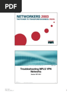 Troubleshooting Mpls VPN Networks (Cisco - 2003)