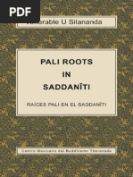 Pali Roots in Saddaniti