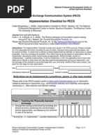 PECS Checklist PDF