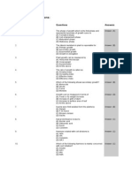 Plant Growth Questions: Paper - 02: Sr. No. Questions Answers