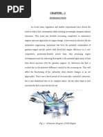 Chapter - 1: Fig 1.1: Schematic Diagram of GDI Engine