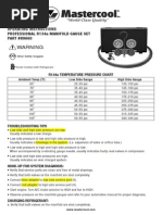 Mastercool Air Conditioner Service Manual