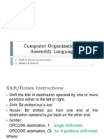 CH 7b - Shift Instructions