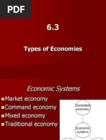 6 3 - Types of Economies