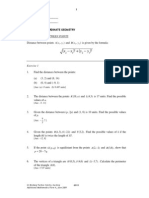 CHAPTER 6 Coordinate Geometry Module Exercises