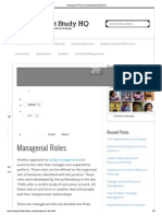 Managerial Roles PDF