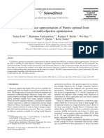 Response Surface Approximation of Pareto Optimal Front in Multi-Objective Optimization