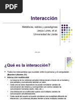 Paradigmas de Interacción