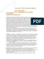 Las Respuestas A Consignas de Escritura Académica