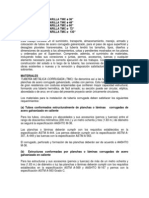 Especificaciones Tecnicas de ALCANTARILLA TMC