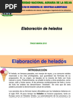 Elaboración de Helados