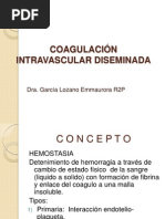 Coagulación Intravascular Diseminada