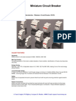 Miniature Circuit Breaker (MCB) PDF