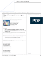 Códigos de Las Recargas de Impresora Epson L200 PDF