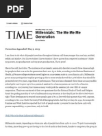 The Me Generation - Printout - TIME PDF