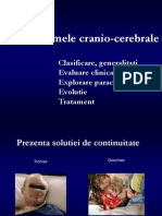 Traumatismele Cranio Cerebrale