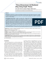 Quantification of Three Dimensional Cell Mediated Collagen Remodeling Using Graph Theory