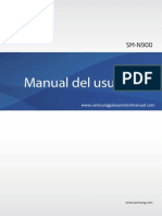 Samsung Galaxy Note 3 User Manual SM-N900, Jellybean, Spanish PDF