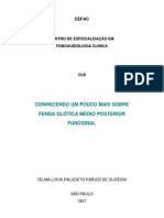 Conhecendo Um Pouco Mais Sobre Fenda Glótica Médio Posterior Funcional