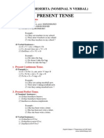 16 Tenses Verbal N Nominal