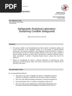 Safeguards Analytical Laboratory: Sustaining Credible Safeguards