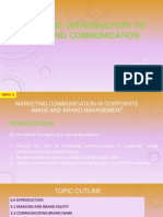 BDKM 2103: Introductory To Maketing Communication: BY: Rohani Yusof 017-5225542