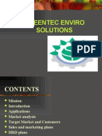 Greentech Business Plan