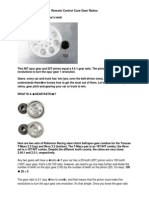 Remote Control Car Gear Ratios