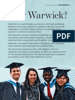 Prospectus Warwick University