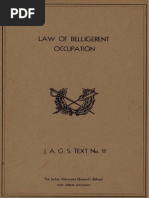 Law of Belligerent Occupation - 11 PDF