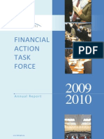 FATF GAFI. Annual Report 2009 - 2010.