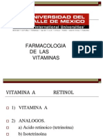 Vitaminas Farmacologia