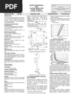 Instruction Manual FOR Voltage Regulator Model: AVC63-4A: Part Number: 9 2858 00 100