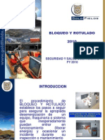 Bloqueo y Rotulado de Seguridad Procesos 2010