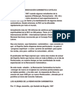 Como Nació La Renovación Carismática Católica