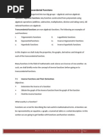 New Chapter 7 Transcendental Functions