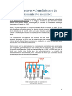 Compresores Volumétricos o Mécanicos