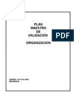 Plan Maestro de Validacion