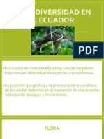 La Biodiversidad en El Ecuador