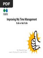 Improving My Time Management