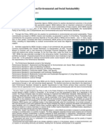 Policy Environmental Social Sustainability PDF