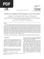 Monte Carlo Simulation of Ood Frequency Curves From Rainfall