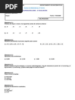 Examen Recuperación 1º Junio 2 Evaluación