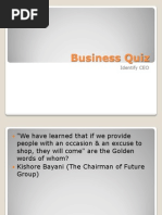 Business Quiz